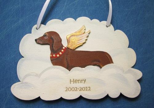 Cloud Angel Dog Breed Memorial Ornament
