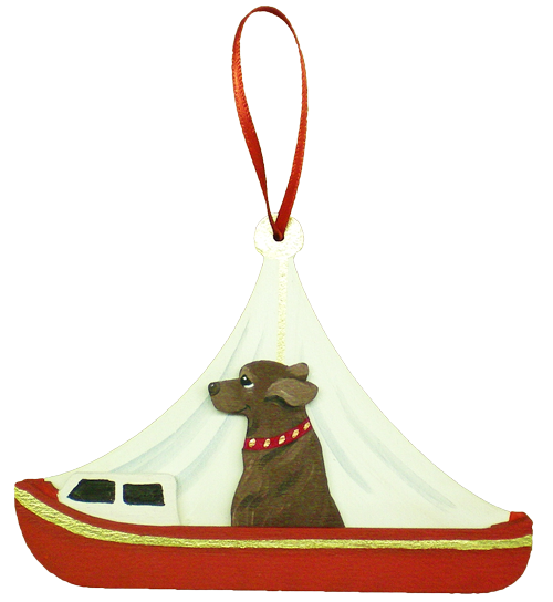 Red Day Sailor Dog Breed Ornament