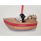 Motor Boat Dog Breed Ornament