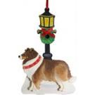 Holiday Lamp Post Dog Breed Ornament