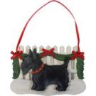 Garland Picket Fence Dog Breed Ornament