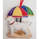 Beach Scene Dog Breed Ornament