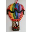 Holiday-Rainbow Hot Air Balloon Ornament