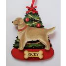 Decorated Tree Ornament featuring a Dandy Dog