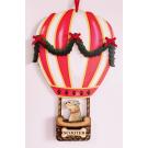 Holiday Hot Air Balloon Dog Breed Ornament