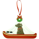 Holiday Red Day Sailor Dog Breed Ornament